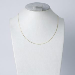 Cadena Escalera 1.48grs / 45cms / Tres Oros 18k