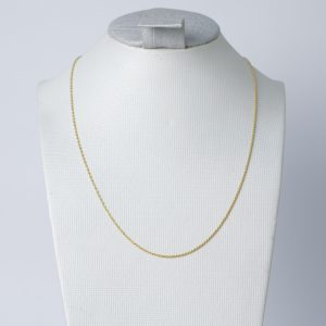 Cadena Lazo / 50cms / Oro Amarillo 18K