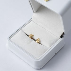 Topos Caracol 0.77grs / Oro Amarillo 18K