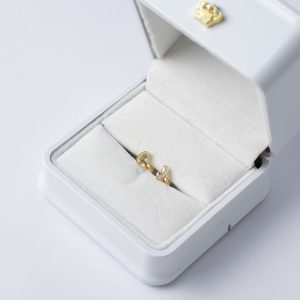 Topos Virgen Silueta 0.60grs / Oro Amarillo 18K